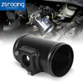 3" Black MAF Mass Air Flow Sensor Mount Adapter Tube for Subaru Suzuki