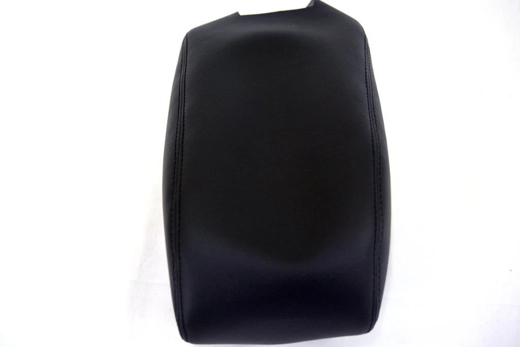 Center Console Armrest Cover for Jeep Wrangler (2011–2017) Black Leather