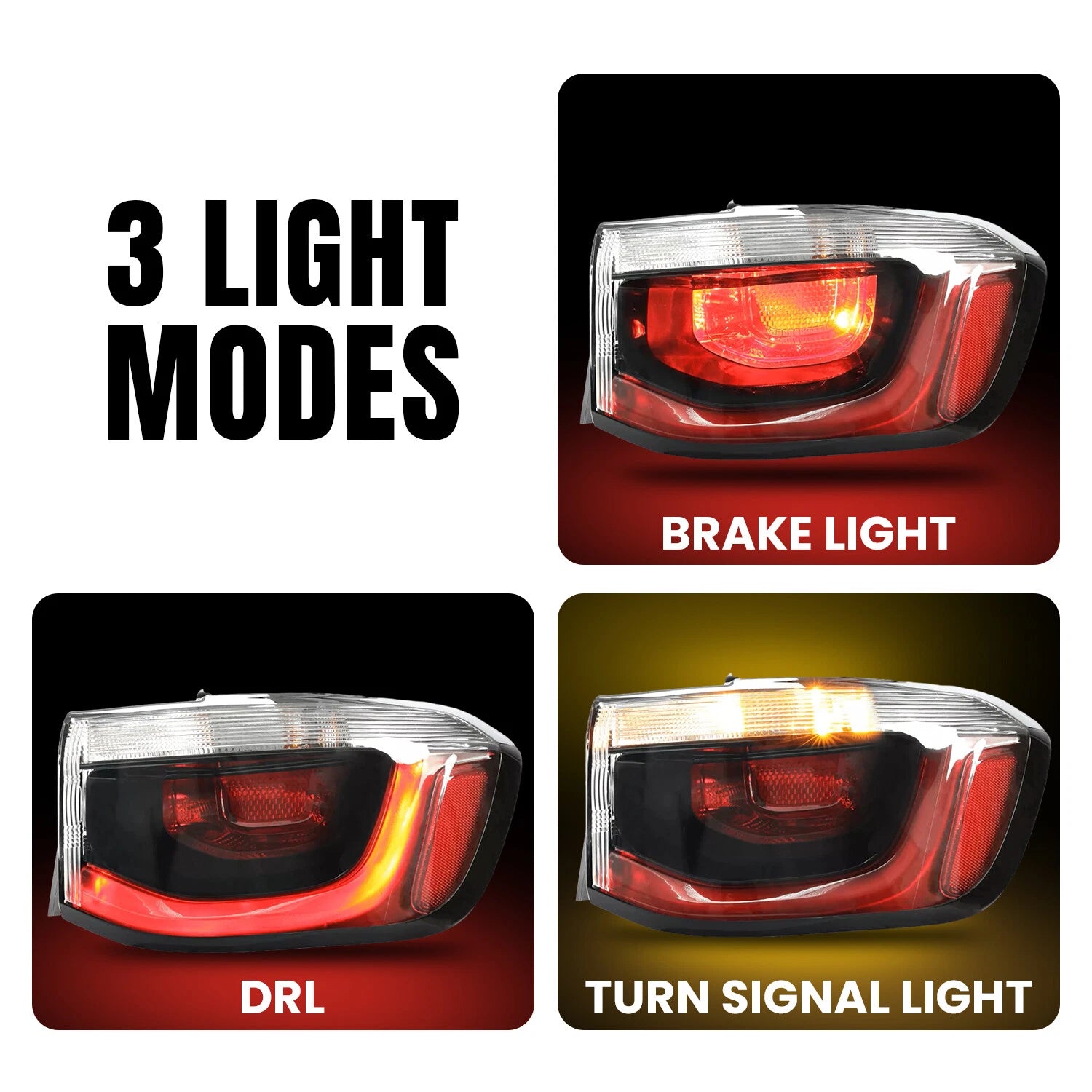 Right Passenger Side Rear Tail Light for Jeep Compass (2017–2020) 68253073AA