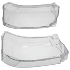 Front Headlight Cover Lens Pair for Land Rover Range Rover Sport (2010–2013) Clear