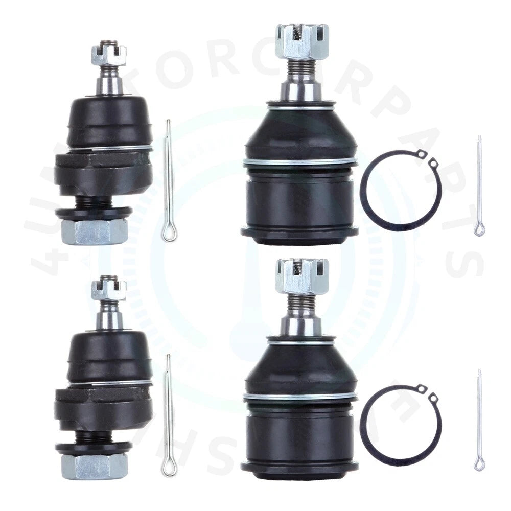 Set of 4 Front Upper Lower Ball Joints for Honda Accord (1990–1993)
