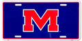 OLE MISS Rebels License Plate for Car Truck (Metal Sign)