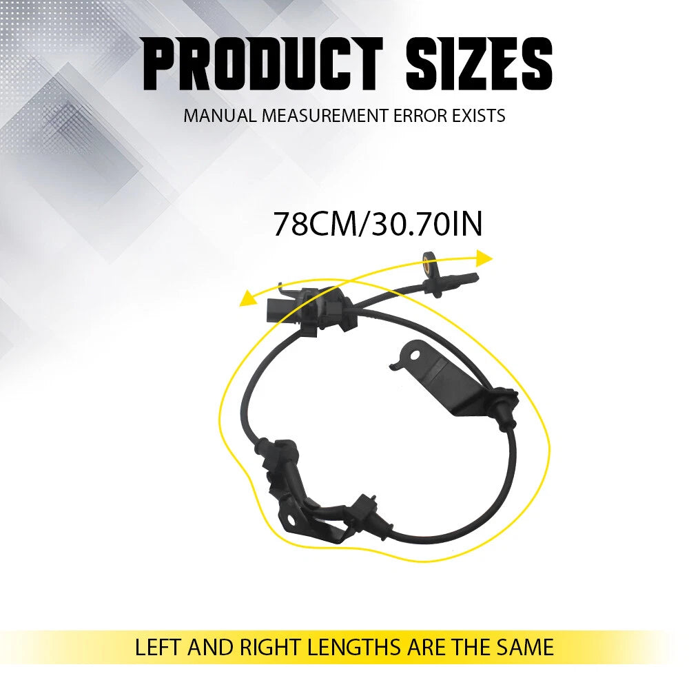 2X ABS Wheel Speed Sensor for Honda Accord (2008-2012) Front Left & Right