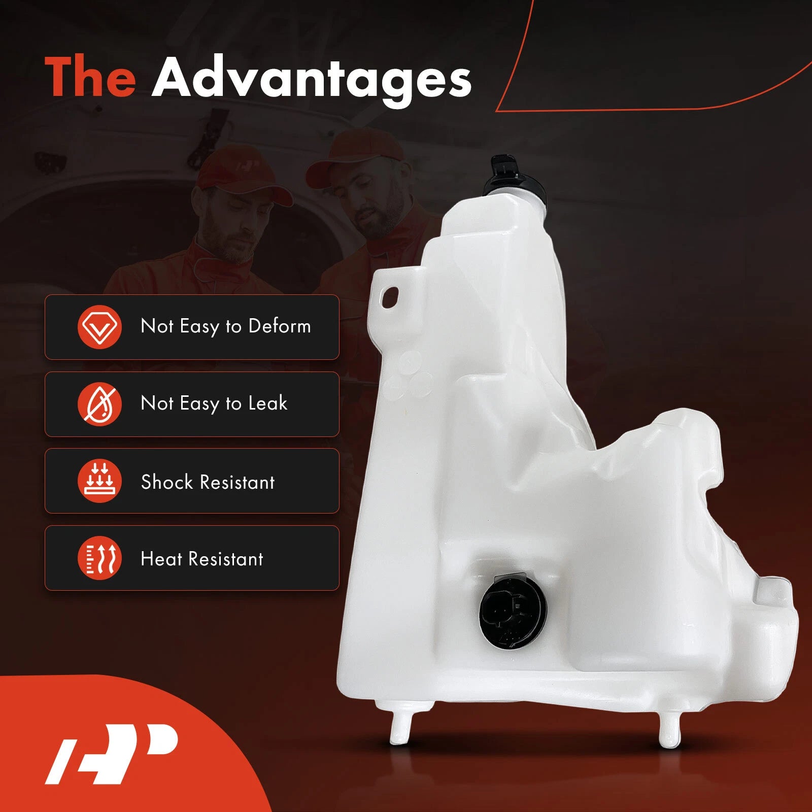 Washer Reservoir with Pump & Cap for Chevy Colorado GMC Canyon (2018–2022)