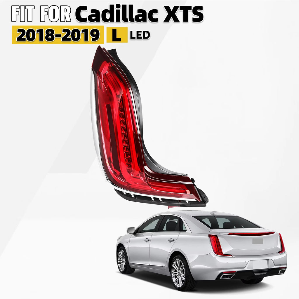 LED Tail Light for Cadillac XTS (2018–2019) - Driver Side, W/Bulb
