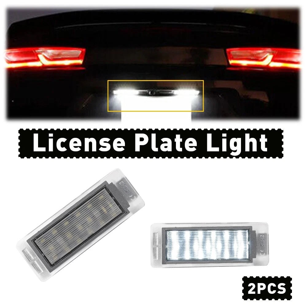 2pcs AUXITO LED License Plate Light for Cadillac CTS ELR SRX (2014–2019)