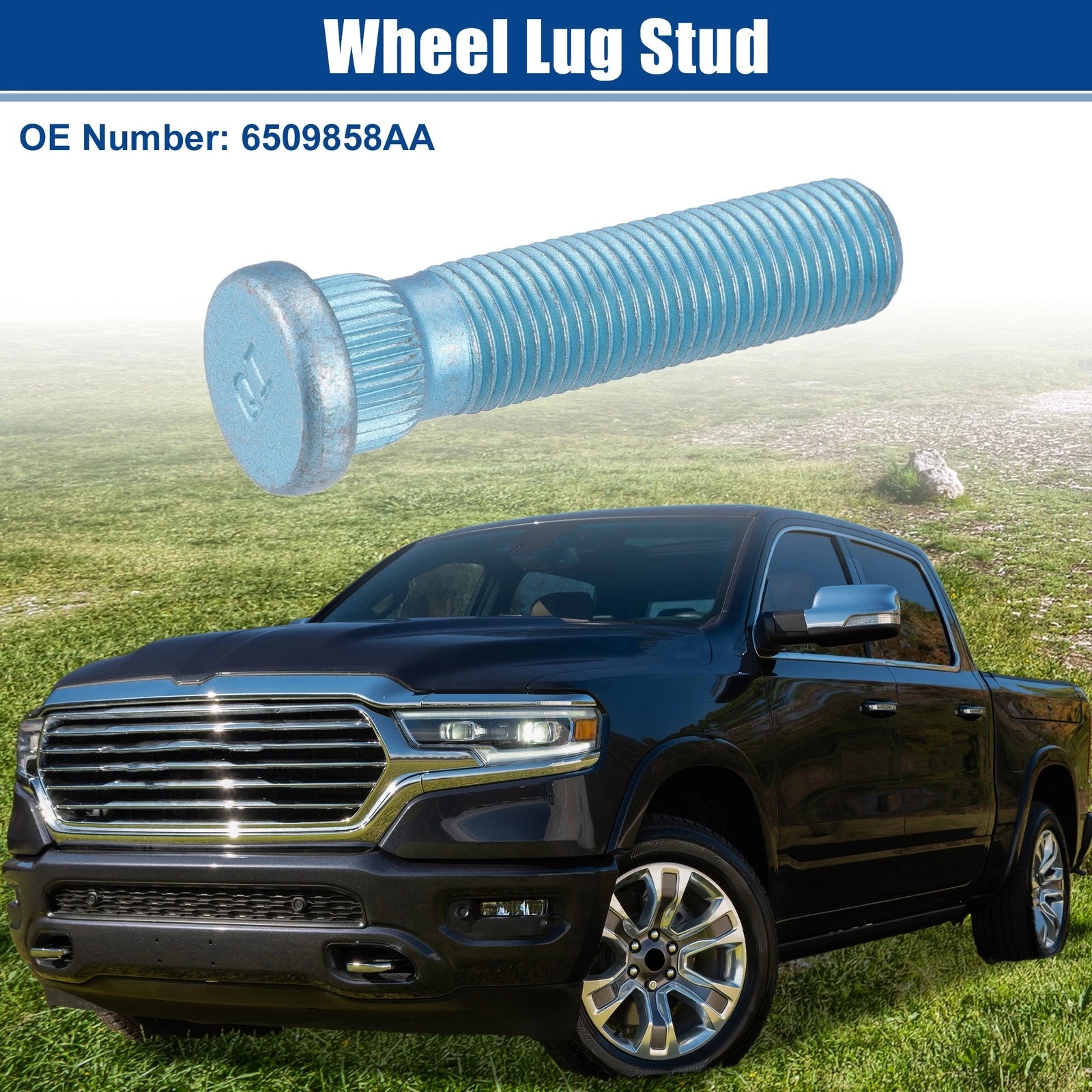 20 Pcs M14x1.5 Wheel Lug Bolt Nuts for Dodge Durango (2011–2020) No. 6509858AA