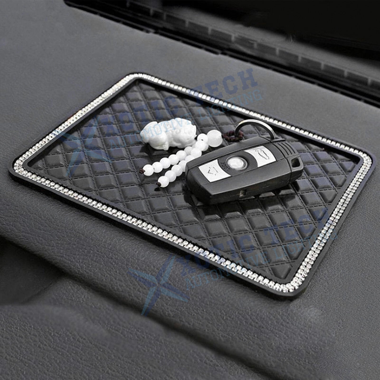 Dashboard Black Crystal Large Sticky Pad Non-Slip Mat for GPS Phone Holder (2020-2024)