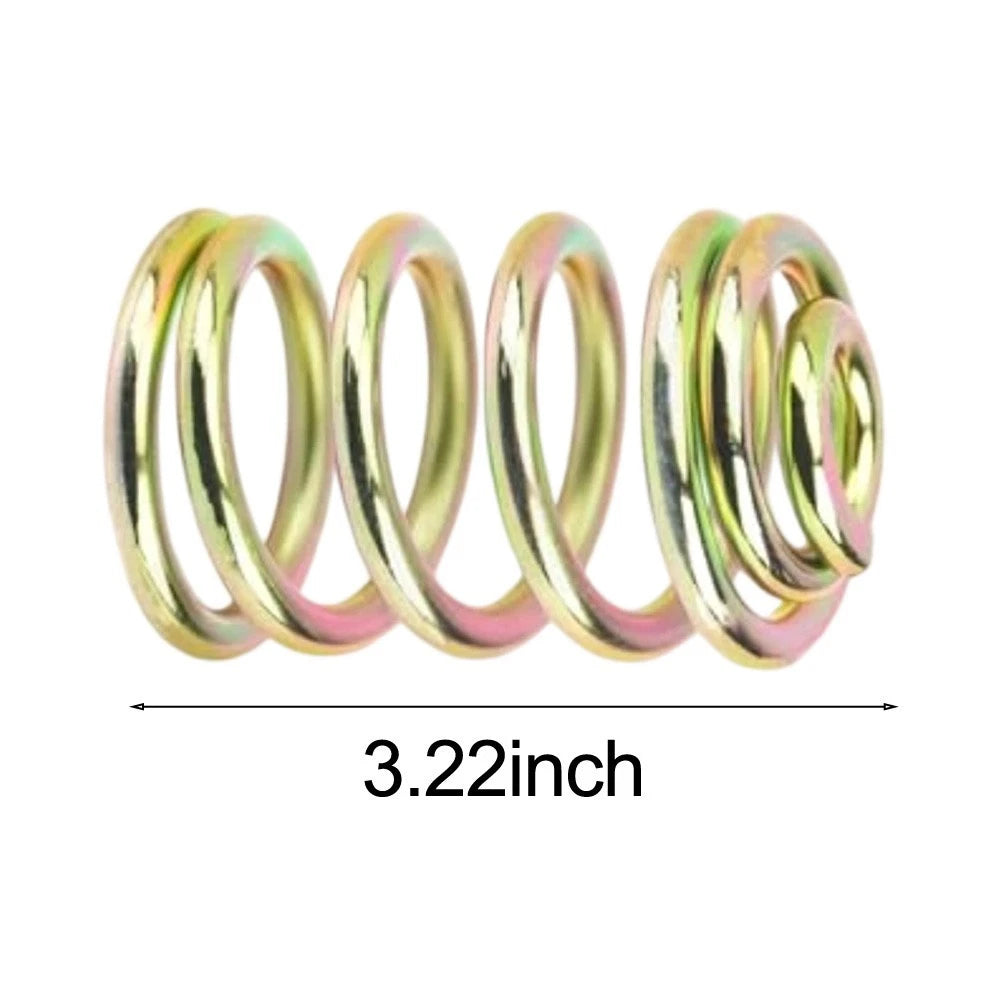 Set of 4 Compression Springs and Retainer Caps for Lawn Mower Seats (N/A)
