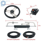 Hydraulic Steering Wheel System Kit for Outboard 90HP (Marine)