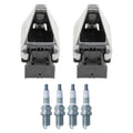 Set of 2 Ignition Coils & 4 G-Power Spark Plugs for Mercedes W202 C220 (1994–1996)