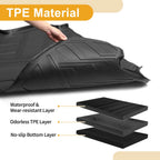 Cargo Liner Rear Trunk Mat for Toyota Camry (2018–2025) TPE Diamond Pattern