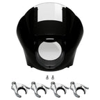 Quarter Fairing Clear Windshield & 49mm Fork Clamps for Harley Sportster 48 (2010–2023)