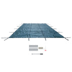 Inground Pool Cover for Rectangle Swimming Pool (Safety Mesh Solid)