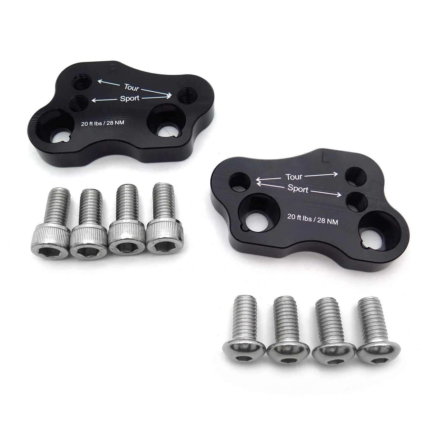 Adjustable Handlebar Risers for Honda GL1800 (2018–2019)