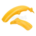Set of 2 Front & Rear Fenders for Suzuki JR50 (1978–1999) Yellow Guards