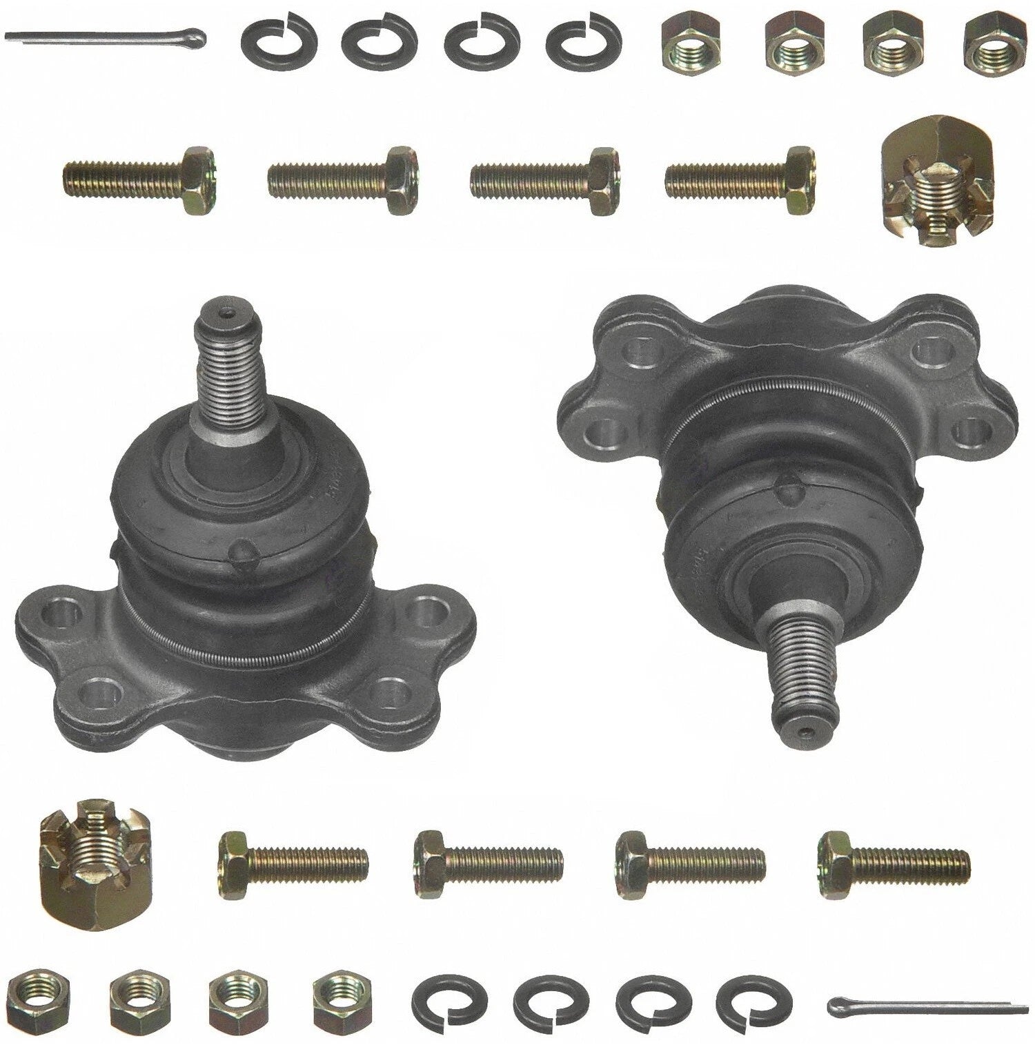 Set of 2 Front Upper Ball Joints for Chevy LUV, Isuzu Pickup, Trooper (1972–1995)
