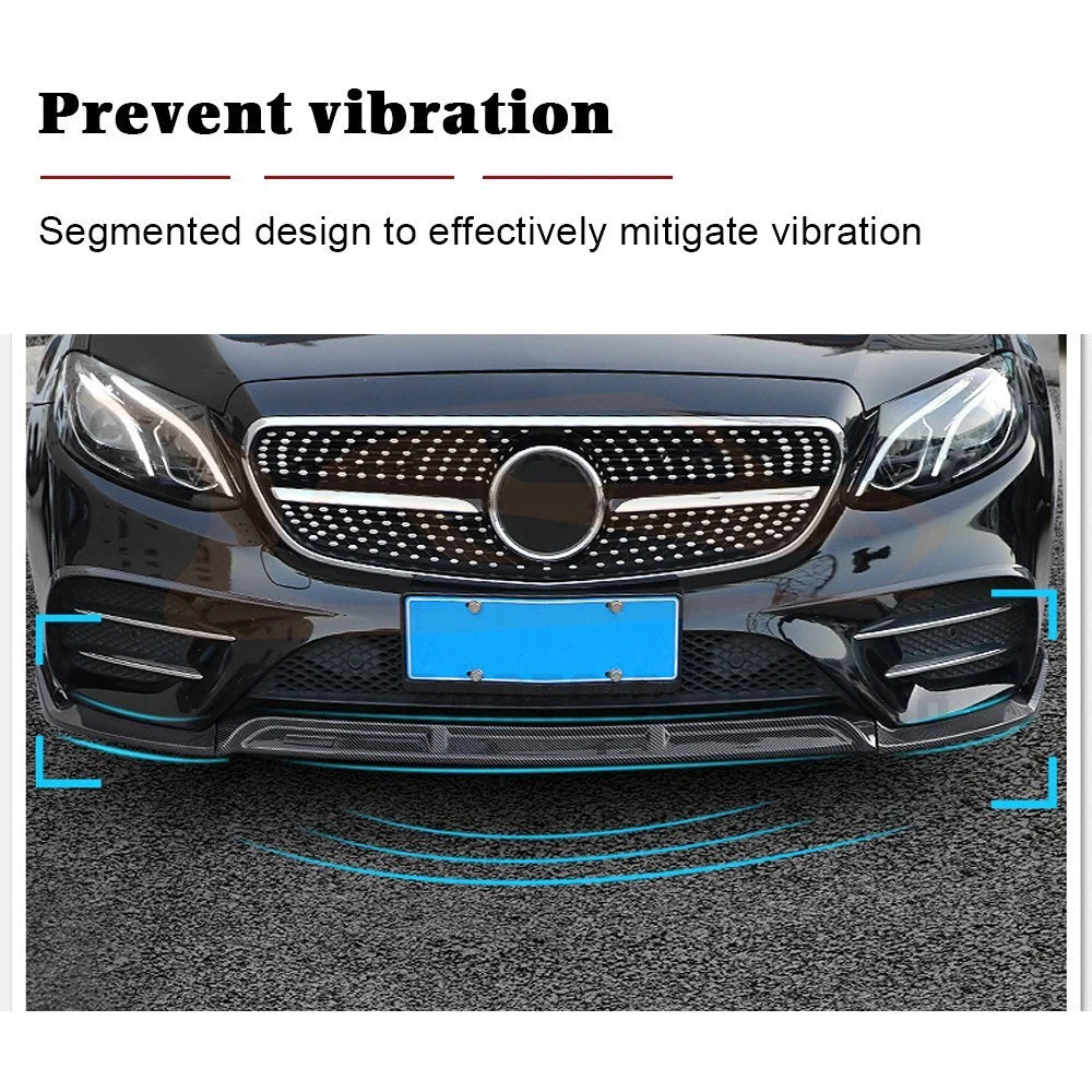 Gloss Black Front Splitter Lip for Infiniti Q50 Sport (2014-2017)