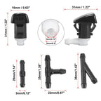 Windshield Washer Nozzles Kit for Dodge Durango (2011-2019)