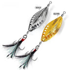 Proberos VIB Spoon Lure Set (3.5g, 5g, 7g, 10g, 15g) - Gold & Silver