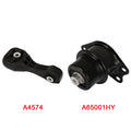 2X Engine Motor Mount Rear for Honda Fit (2009–2014) 1.5L Manual Transmission
