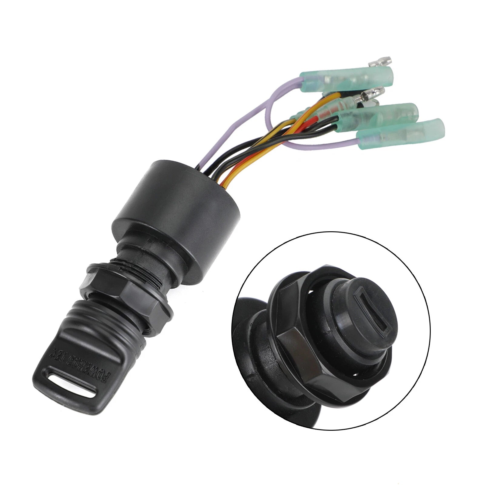 Ignition Key Switch for Mercury Outboard Control Box (87-17009A5)