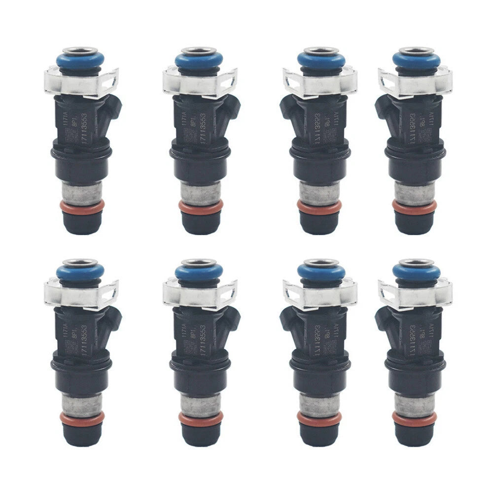 Set of 8 Fuel Injectors for GMC Cadillac Chevy (2001–2007) 4.8L 5.3L 6.0L