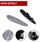 Set of 2 Clear Lens Front Side Marker Lights for Nissan Maxima (2000–2003)