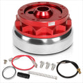 J2 Steering Wheel Short Hub Adapter for Ford Mustang/Fairlane (1965–1969) Red