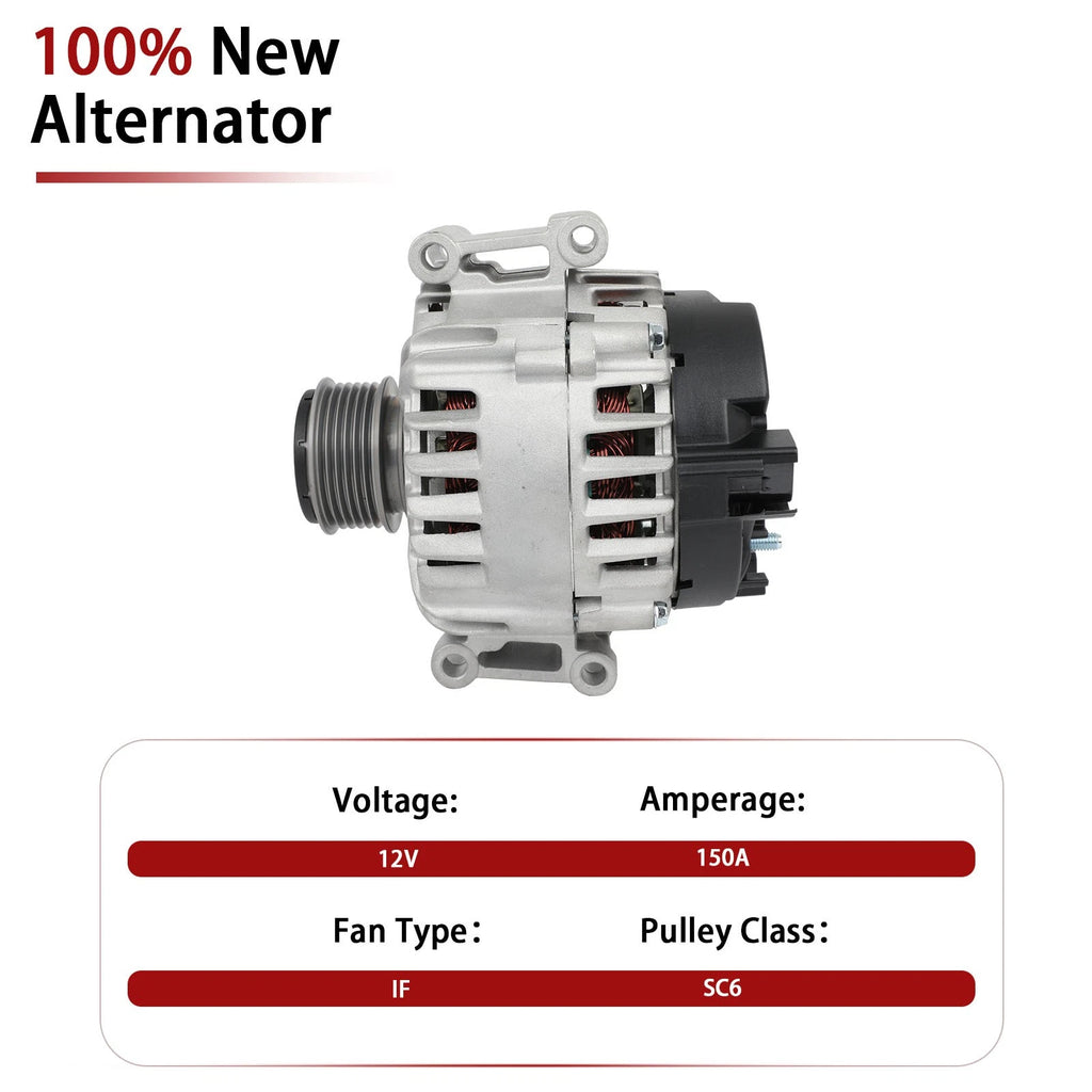 Alternator for Audi A5 Quattro, Q5 (2008-2010) V6 3.2L