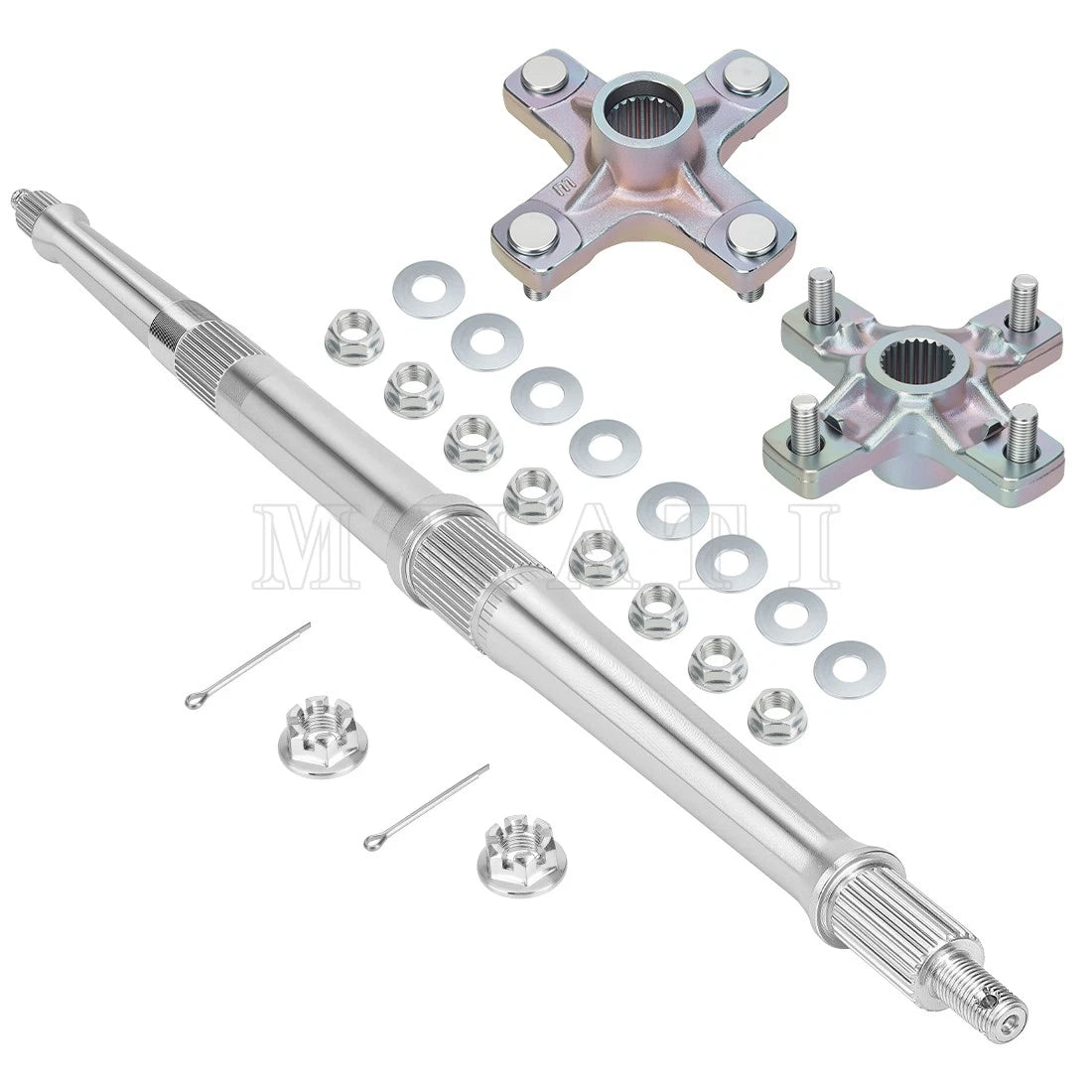 Rear Axle Shaft with Wheel Hubs for Yamaha Blaster YFS200 (1988–2002)