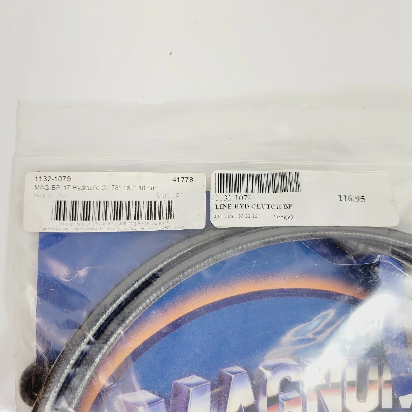 Hydraulic Clutch Line for Harley (2017–2019) 41778 1132-1079