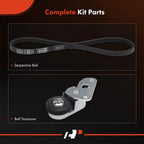 Serpentine Belt Drive Component Kit for Buick Lucerne Cadillac Olds (2006-2011)
