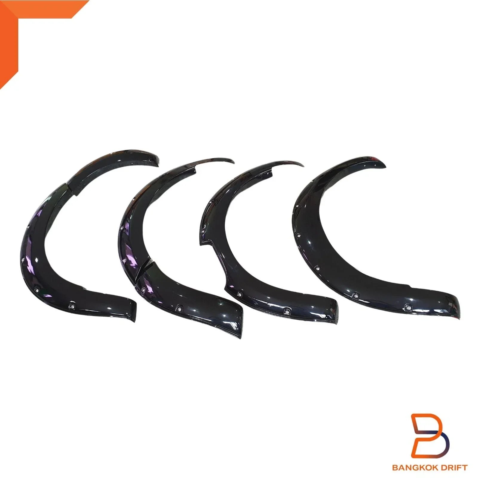 6" Black Bolted Fender Flares for Nissan Navara NP300 D23 (2021-2023)