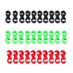 10PCS S Shaped Hook Clips for Bike Brake Gear Cable Tidy Tool