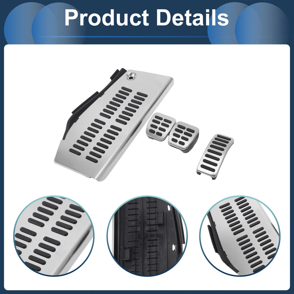 4Pcs Accelerator Pedal Covers for Volkswagen Polo (2009–2017)