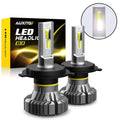 H4 LED Headlight Bulbs Kit for Hi/Lo Beam (Error Free)