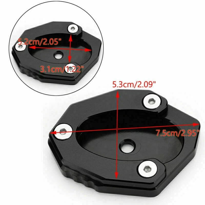 Kickstand Side Stand Extension Pad for Kawasaki Z900RS (2018–2019), Ninja 650R (2019)