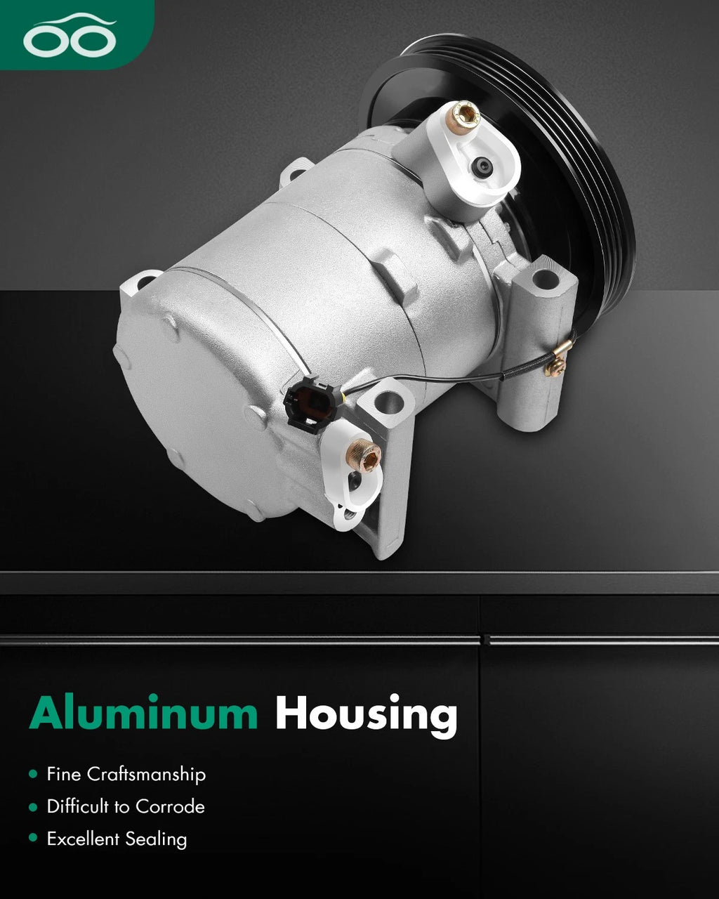 A/C Compressor with Clutch for Nissan Xterra Frontier (1999–2004)