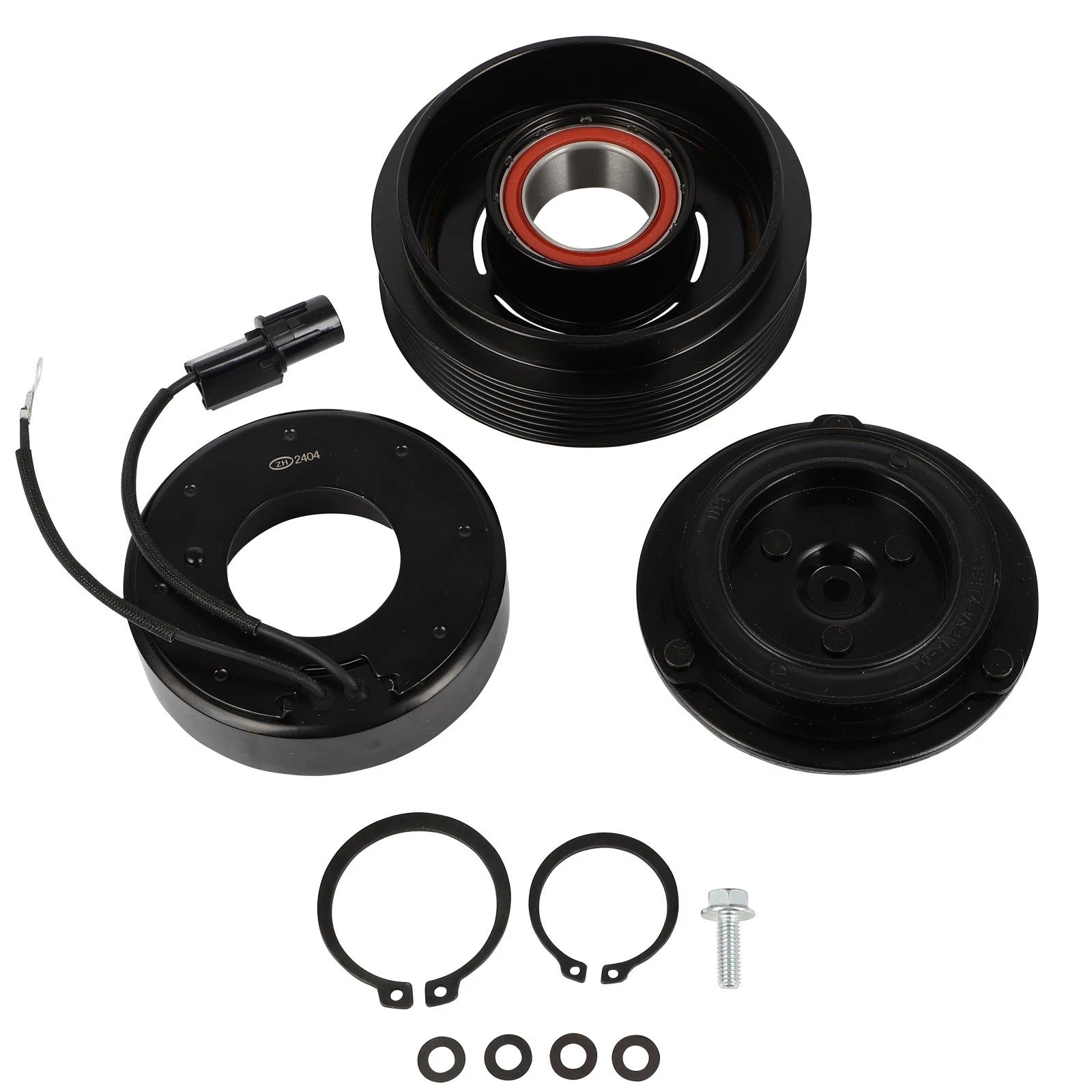 A/C Compressor Clutch Kit for Hyundai Azera, Kia Optima, Amanti (2006–2010)