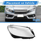 Car Front Right Headlight Lens Cover for Mercedes-Benz C-Class (2018-2020)