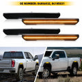 Smoke Lens LED Light Front Side Marker for GMC Sierra 2500 3500HD (2020–2023)