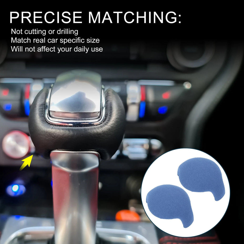 Gear Shift Knob Decorator Cover for Ford Mustang (2015–2021) Blue