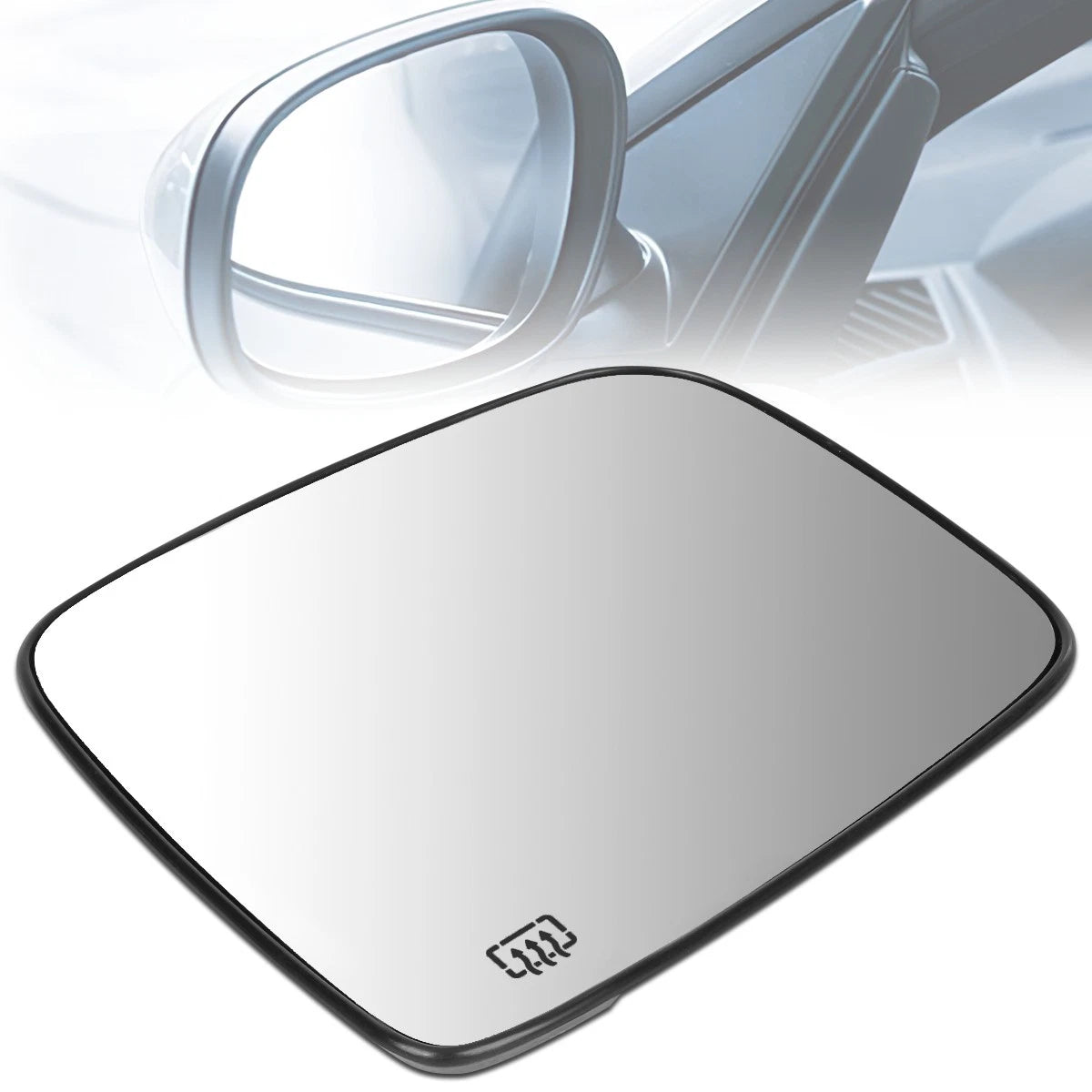 Right Side Mirror Glass Lens for Jeep Liberty (2002–2007) Heated 5083988AA