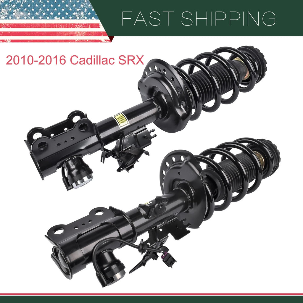 Front Left & Right Shock Strut Assembly w/ Electric for Cadillac SRX (2010–2016) 22793799