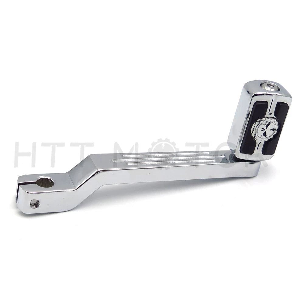 Chrome Toe Shift Lever Skull Shifter Peg for Harley Softail