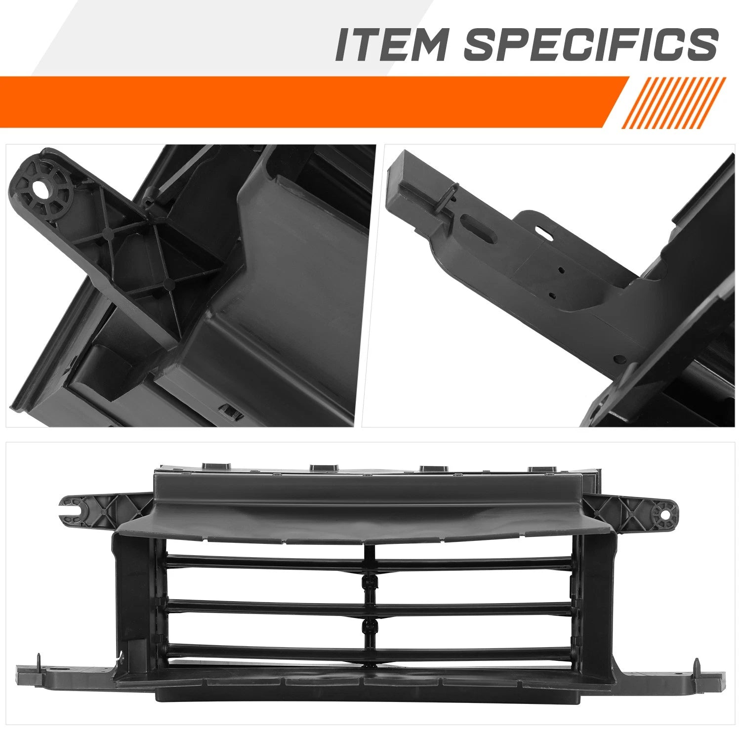 Front Lower Radiator Grille Air Shutter Assembly for Ford F-150 (2018–2020)