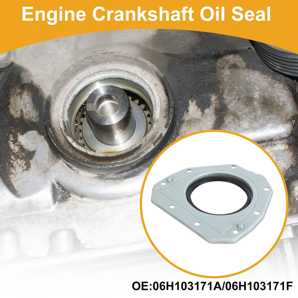 1 Pc Rear Crankshaft Oil Seal for Audi A4 (2008–2016) No. 06H103171A/06H103171F