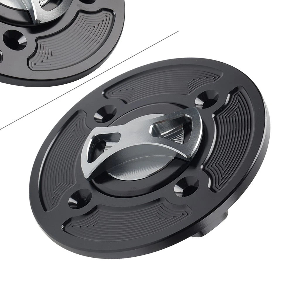 CNC Aluminum Titanium Gas Fuel Tank Cap Cover for Ducati Panigale V4/S/R (2018–2021)