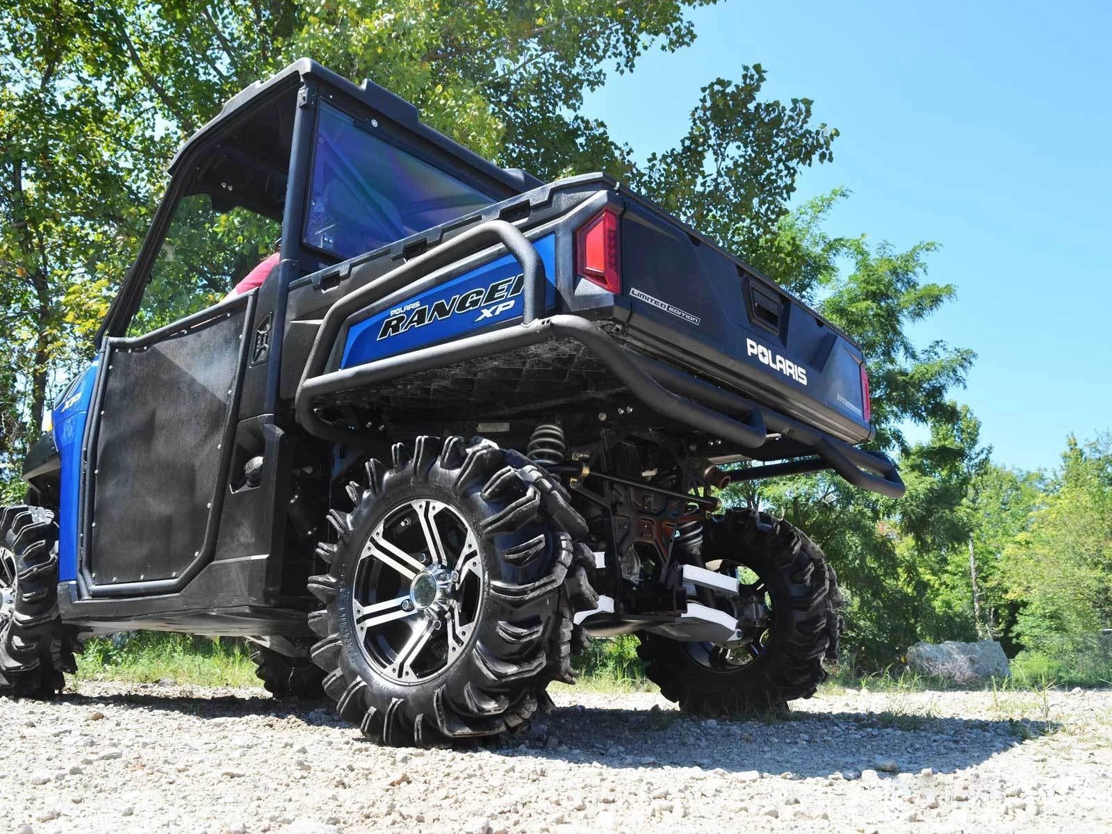 SuperATV Rear Bumper with Side Bed Guards for Polaris Ranger XP 1000/Crew (2017)